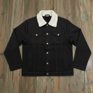 Shearling Collar Trucker Jacket